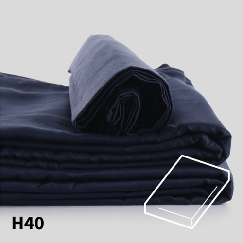 Hoeslaken Dommelin Katoen Percal 200TC hoek 40 cm