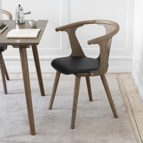 Stoel &Tradition In Between SK2 met lederen zitting