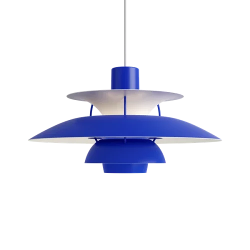Hanglamp Louis Poulsen PH 5 Monochrome - Monochrome Blue