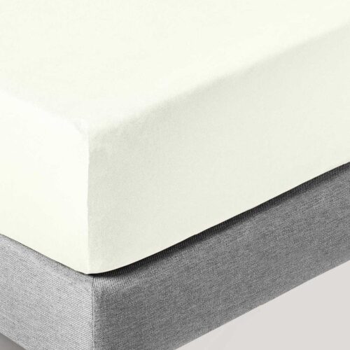 Hoeslaken Jersey Exclusive Stretch 90/100 x 200/220 - 15 Natur