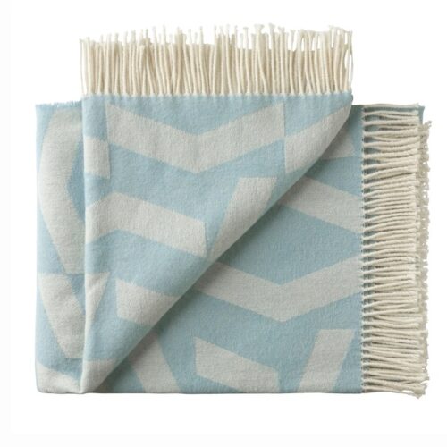 Plaid Silkeborg Dashes White Blue