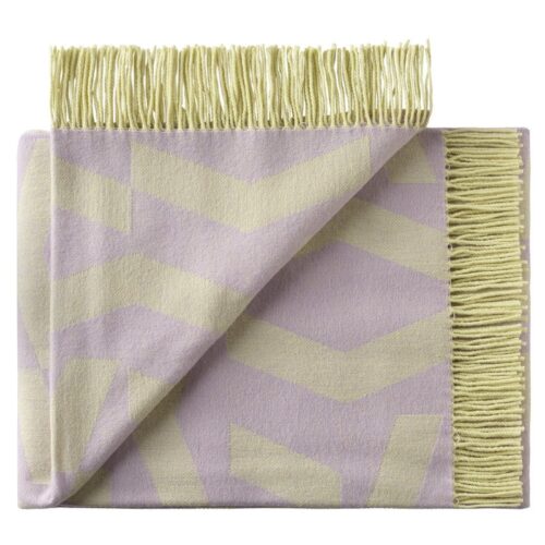 Plaid Silkeborg Dashes lila green