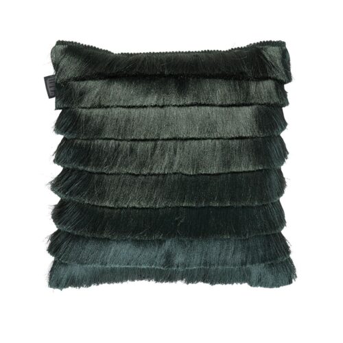 Sierkussen KAAT Amsterdam Fringy Dark Green