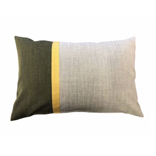 Sierkussen Ans grijs-groen