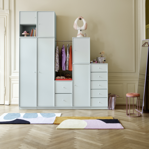 Kledingkast met garderoberails Montana Wardrobe