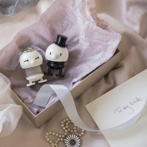 Hoptimist bruidspaar set van 2