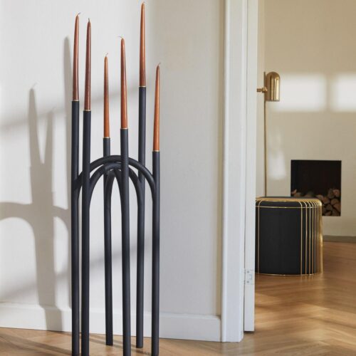 Kandelaar AYTM Angui zwart groot