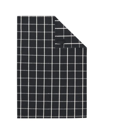 Theedoek Cawö Zoom Karo 123 Black 97