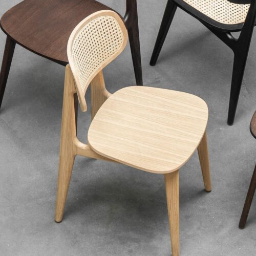 Stoel Vincent Sheppard Titus met houten zitting