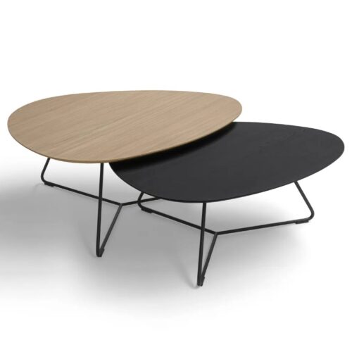 Set Salontafels Bree's New World Twinny HPL Oak