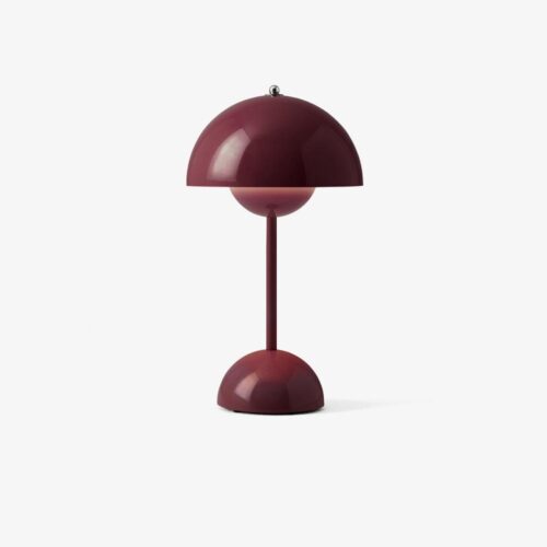 Oplaadbare Tafellamp &Tradition Flowerpot VP9 - Dark Plum