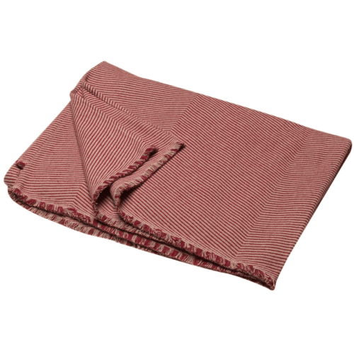 Plaid David Fussenegger Nova Herringbone Burgundy