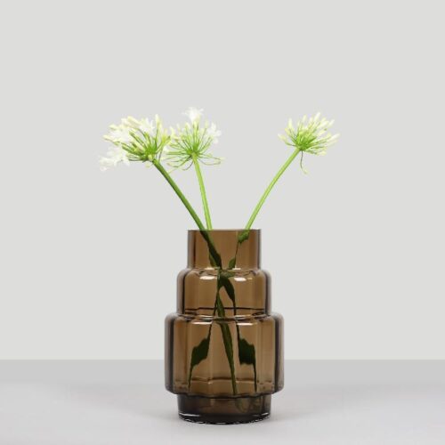 Vaas Ro Collection no. 69 Reflections Sepia Brown
