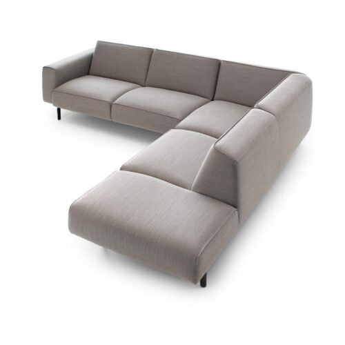 Hoekbank Pode Melloo schakelbank met poef