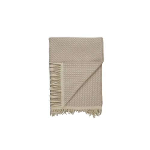 Plaid Røros Mello - 5754 Warm grey