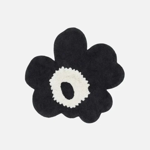 Badmat Marimekko Unikko - grijs wit