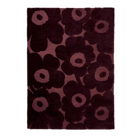 Vloerkleed Marimekko Unikko 1322 - Burgundy, 200 x 300 cm