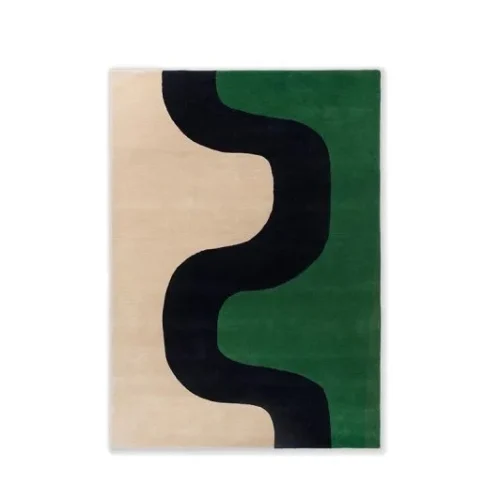 Vloerkleed Marimekko Seireeni - Green, 170 x 240 cm