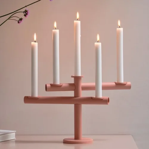 Kandelaar Frederik Roijé Light My Fire Roze