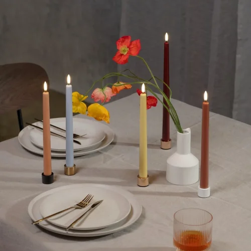 LED kaarsenset 25 cm