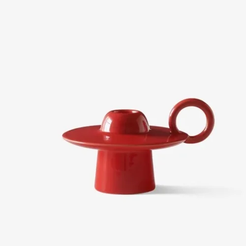 Kaarsenhouder &Tradition Momento Poppy Red