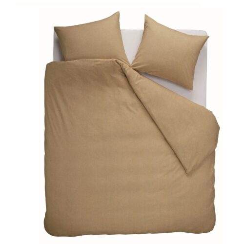 Dekbedovertrek Flanel Beddinghouse Frost - Geel, 200 x 200/220 + 2 slopen