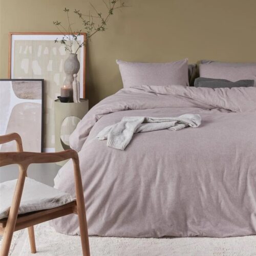 Dekbedovertrek Beddinghouse Flanel Frost Mauve
