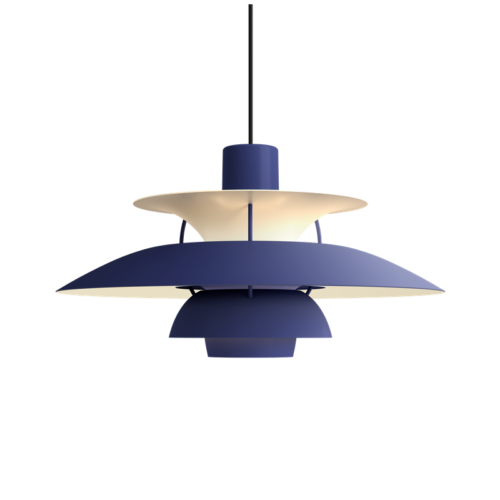 Hanglamp Louis Poulsen PH 5 Monochrome - Monochrome Dusty Indigo