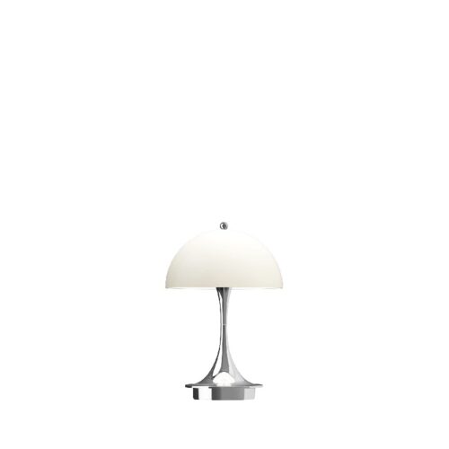 Lamp Louis Poulsen Panthella 160 portable - Chrome opal beige