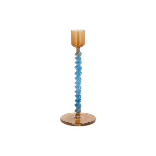 Kandelaar Vivid Blue/Amber