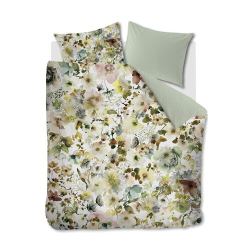 Dekbedovertrek Kardol Aquitaine Green 1 persoons