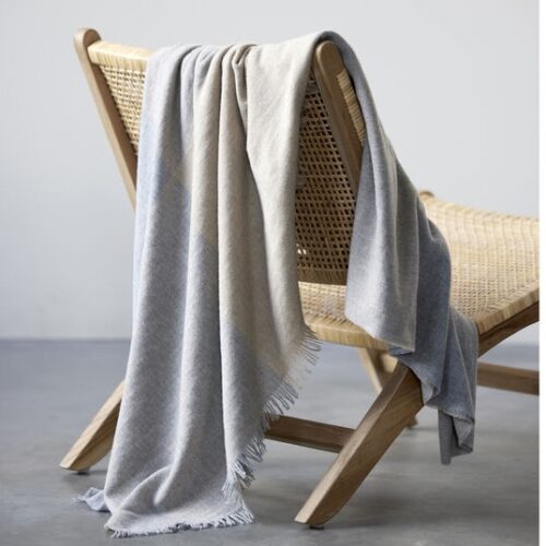 Plaid Södahl Merino grey