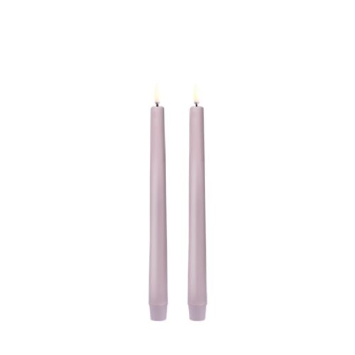 LED kaarsenset 25 cm - Light lavender