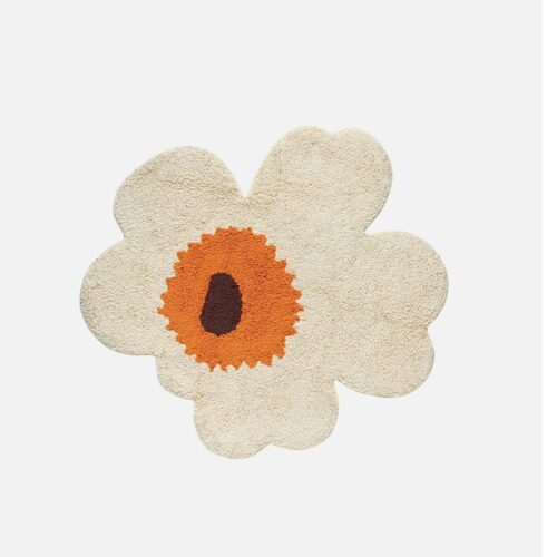 Badmat Marimekko Unikko - zand oranje