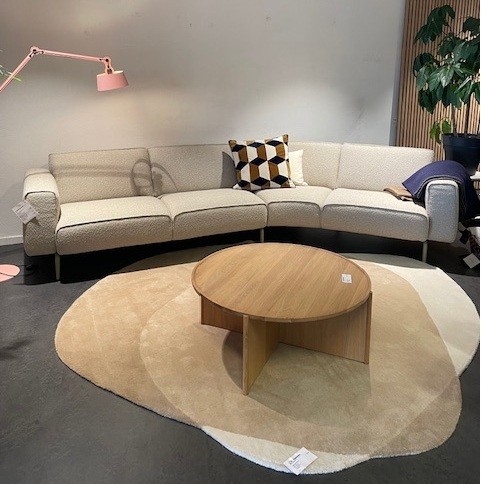 Showroommodel Ronde hoekbank Pode Melloo