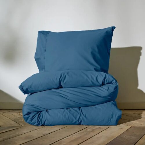 Dekbedovertrek Auping Navy Blue Satin