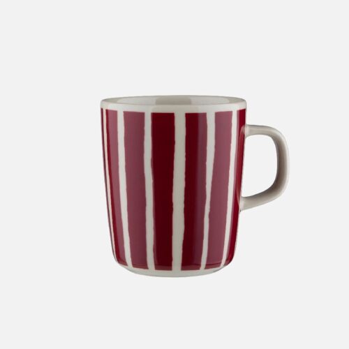 Koffiekop 2,5 dl Marimekko - Piccolo donkerrood