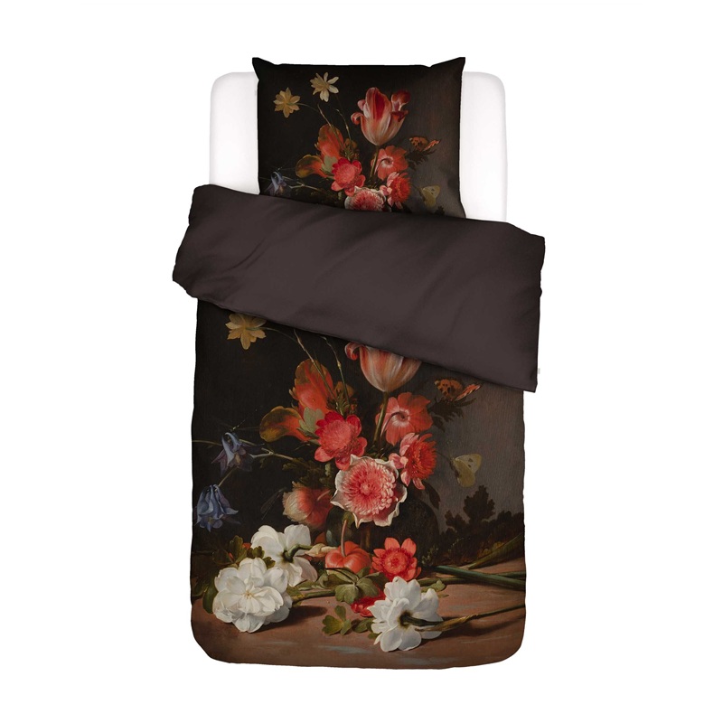 Dekbedovertrek Essenza Blooming Story Dark brown - Afbeelding 3