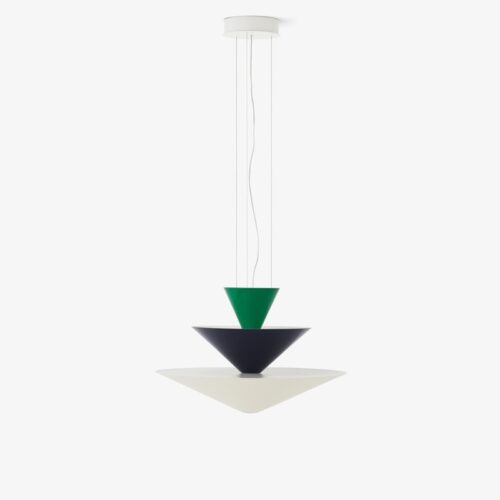 Hanglamp &Tradition Gio - Signal Green, Deep Blue & Ecru White, Ć 60 x H: 39 cm