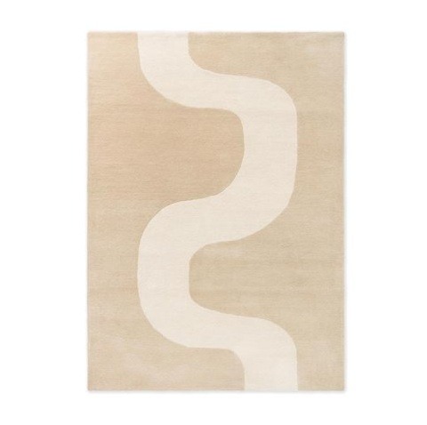 Vloerkleed Marimekko Seireeni - Warm Beige, 140 x 200 cm