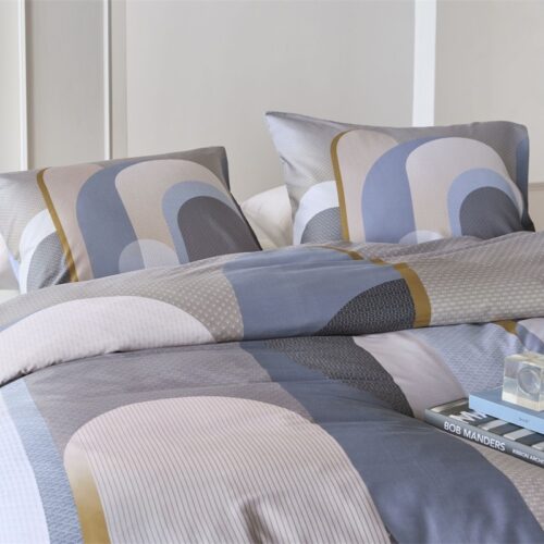 Dekbedovertrek Kardol Archi Blue Grey