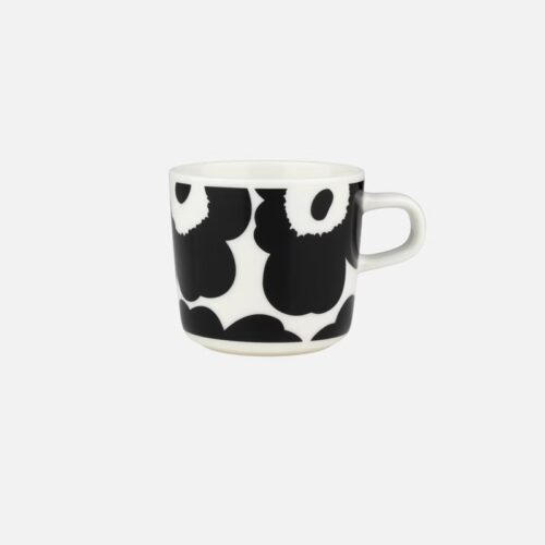 Koffiekop 2 dl Marimekko - Unikko zwart wit