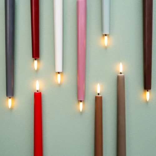 LED kaarsenset 25 cm