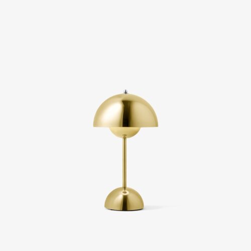Oplaadbare Tafellamp &Tradition Flowerpot VP9 - Brass