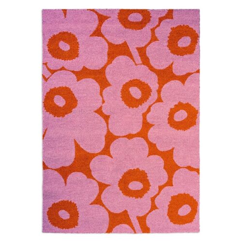 Outdoor Kleed Marimekko Unikko - Pink - orange, 140 x 200 cm