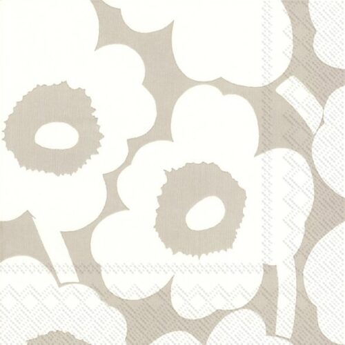 Lunch-Servetten Marimekko Unikko - Linen Cream