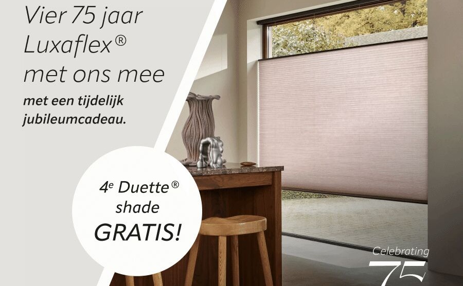 4e Duette shade gratis