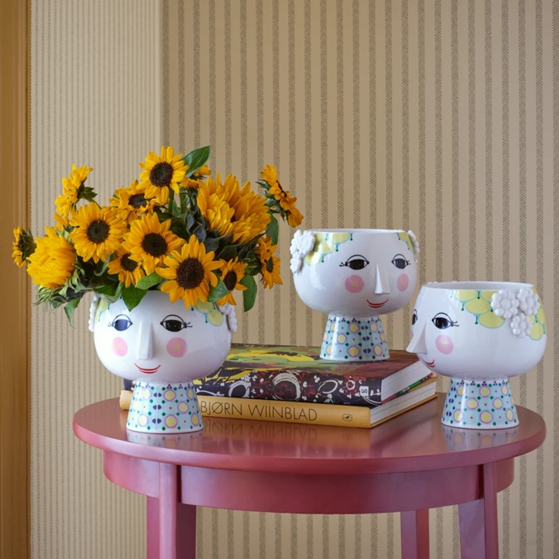 Bloempot Eva Yellow - Afbeelding 3