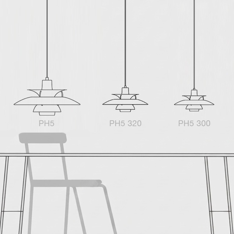 Hanglamp PH 5 320 Opal - Afbeelding 4