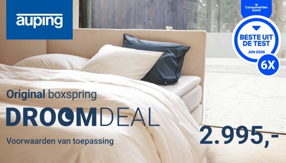 Herfstcampagne Auping Droomdeal Original